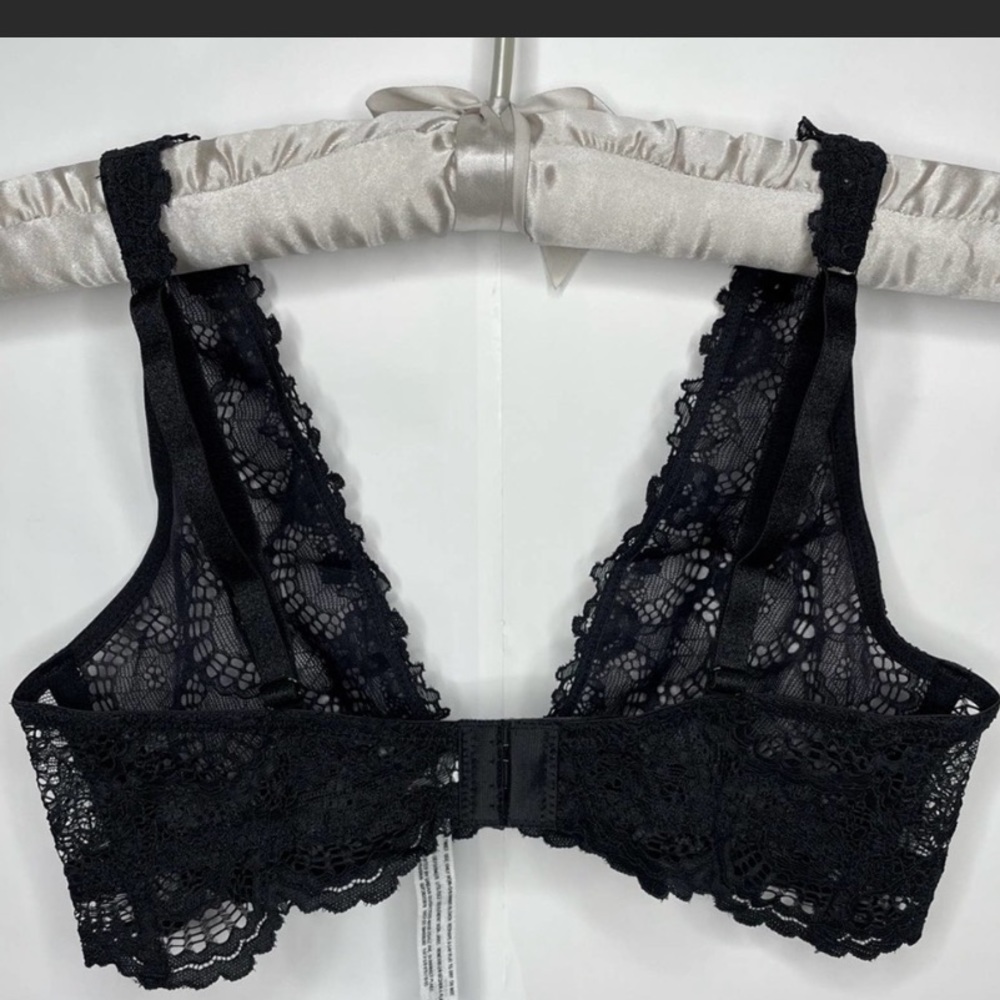 Free People Lace Underwire Plunge Bra